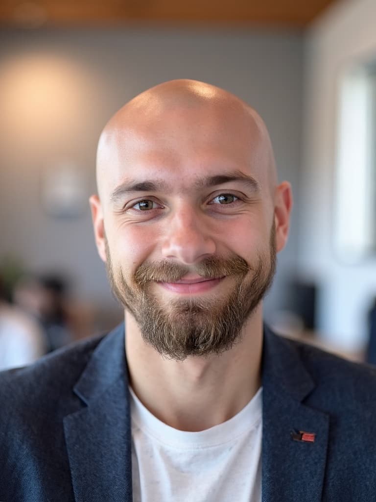 Portret Michała wygenerowany przez AI