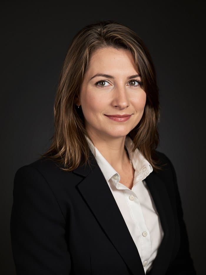 Przykładowy portret AI w stylu Korporacyjny